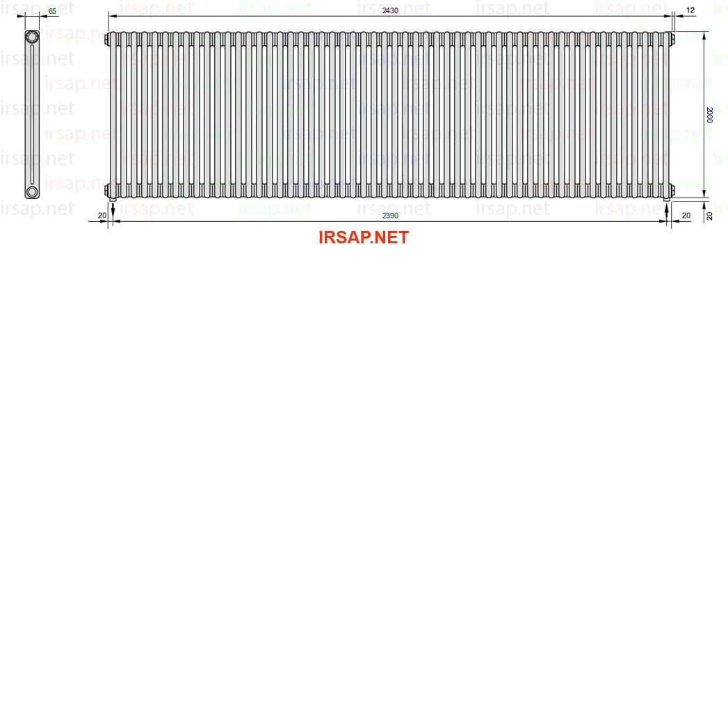 Радиатор IRSAP Tesi 22000/54 T16 CL 01
